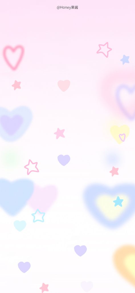 Cloud Heart Wallpaper, Cute Animated Wallpapers Aesthetic, Cute Valentine Wallpaper, Pastel Pink Aesthetic Background, Kawaii Homescreen Wallpaper, Soft Colors Wallpaper, Colorful Home Screen, Cute Valentines Day Wallpaper, Pastel Wallpaper Aesthetic