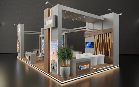 Modern Booth Design, 4 Side Open Exhibition Stand Design, Exibition Stands Design, Modern Exhibition Booth Design, Exhibition Design Ideas, Booth Stand Design, Booths Design, Booth Design Ideas, Island Booth