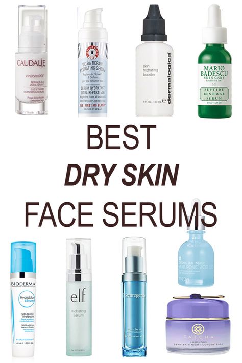 Face Serums For Dry Skin, Best Serums For Dry Skin, Very Dry Skin Face, Facial Moisturizer For Dry Skin, Dry Skin Serum, Serums For Dry Skin, Face Serum For Dry Skin, Skincare List, Best Hydrating Serum