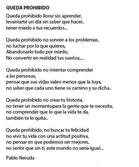 Pablo Neruda -> Queda prohibido Fahrenheit 451, Pablo Neruda, Sports Pictures, Sport Motivation, Great Quotes, Book Quotes, Literature, Coaching, Poetry