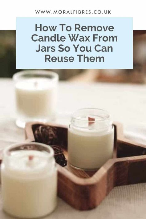 Get Wax Out Of Candle Jar, Reuse Candle Wax Diy, Recycle Candle Wax, Reuse Candle Wax, Candle Wax Crafts, Candles In Glass Jars, Leftover Candle Wax, Leftover Candle, Layered Candles