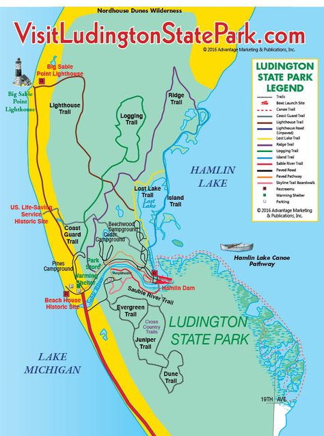 Ludington State Park Map Manistee National Forest, Ludington Michigan, Silver Lake Sand Dunes, Ludington State Park, Michigan Upper Peninsula, Michigan State Parks, Michigan Gifts, Michigan Road Trip, Michigan Vacations