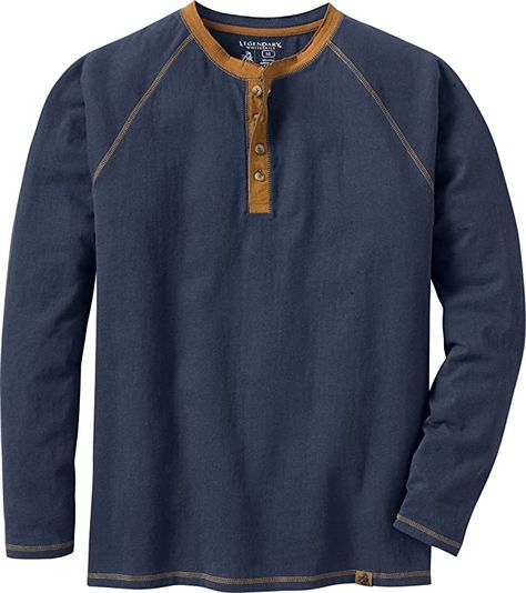 AmazonSmile: Legendary Whitetails Men's Standard Recluse Henley, Navy, XX-Large : Clothing, Shoes & Jewelry Rugged Look, Mens Henley, Sweatpants Set, Henley Shirt, Henley Shirts, Mens Clothing, Casual Shirts For Men, On Off, Shirt Online