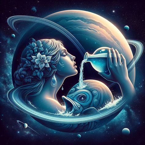 Strategies for Maintaining Wellness with Aquarius and Uranus Influences – AstroVibes Aquarius Painting Ideas, Aquarius Images, Aquarius Element, Mystic Art, Aquarius Aesthetic, Aquarius Art, Sacred Geometry Patterns, Zodiac Aquarius, Aquarius Truths