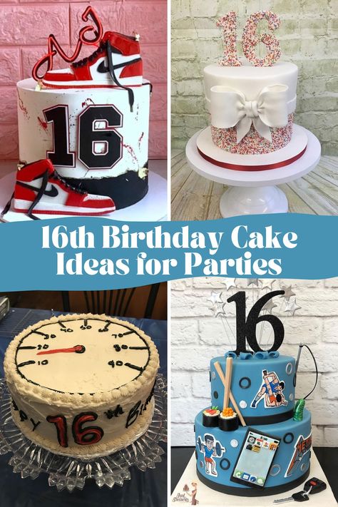 Sweet 16th Birthday Cake Ideas for an Unforgettable Party - momma teen Teen Boy Cake Ideas, 16th Birthday Party Ideas Boy, 16 Birthday Cakes For Girls Ideas, Sweet 16 Cakes For Boys, Boy 16th Birthday Cake, 16th Birthday Cake Boy, 16th Birthday Cake For Boys, Sweet 16 Party Ideas For Boys, Sweet Sixteen Cakes 16th Birthday