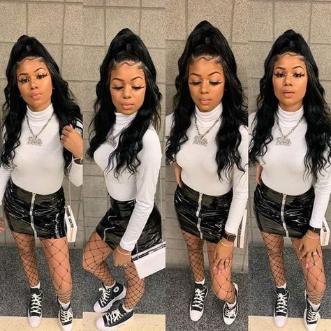 Cute Birthday Outfits Black Women For School, Concert Outfit Black Teen Girl, School Uniform Birthday Outfit, Birthday Outfits Black Girls Teens, Teen Black Girls Back To School Outfits, Birthday Outfits Black, Birthday Outfit For Teens, Sweet 16 Outfits, Checkered Vans