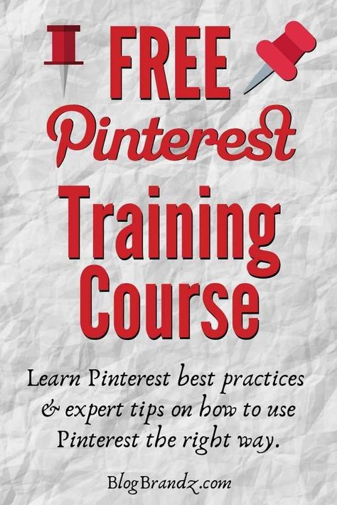 Free Pinterest Course, Pinterest Training, Business Anniversary, Pinterest Tutorial, Pinterest Tutorials, Happy Learning, Pinterest Course, Pinterest Advertising, Pinterest Guide