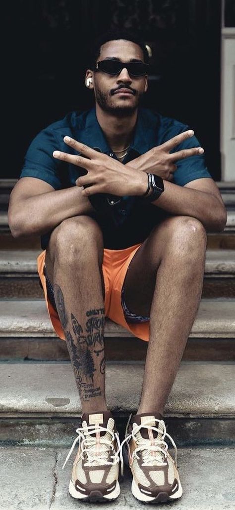 Jordan Poole Leg Tattoo, Jordan Poole Tattoo, Jordan Poole, Dream Boyfriend, Leg Tattoo Men, Cool Fits, Leg Tattoos, Mens Street Style, Body Art Tattoos