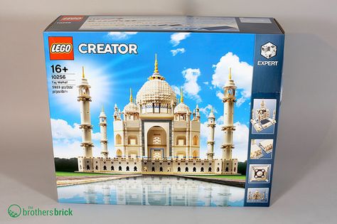 Creator Expert 10256 Taj Mahal, LEGO's 2nd biggest set ever [Review] Lego Taj Mahal, Lego Pieces, Lego Architecture, Buy Lego, Lego Creator, Lego Models, Arched Windows, Famous Landmarks, Lego City