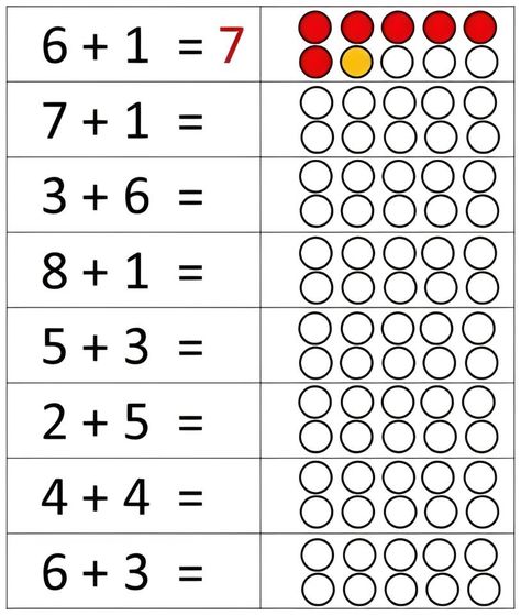 Vetenskapliga Experiment, Kindergarten Math Worksheets Addition, Kindergarten Addition Worksheets, Kindergarten Reading Worksheets, Kids Worksheets Preschool, Preschool Math Worksheets, 1st Grade Math Worksheets, Kids Math Worksheets, Kindergarten Learning