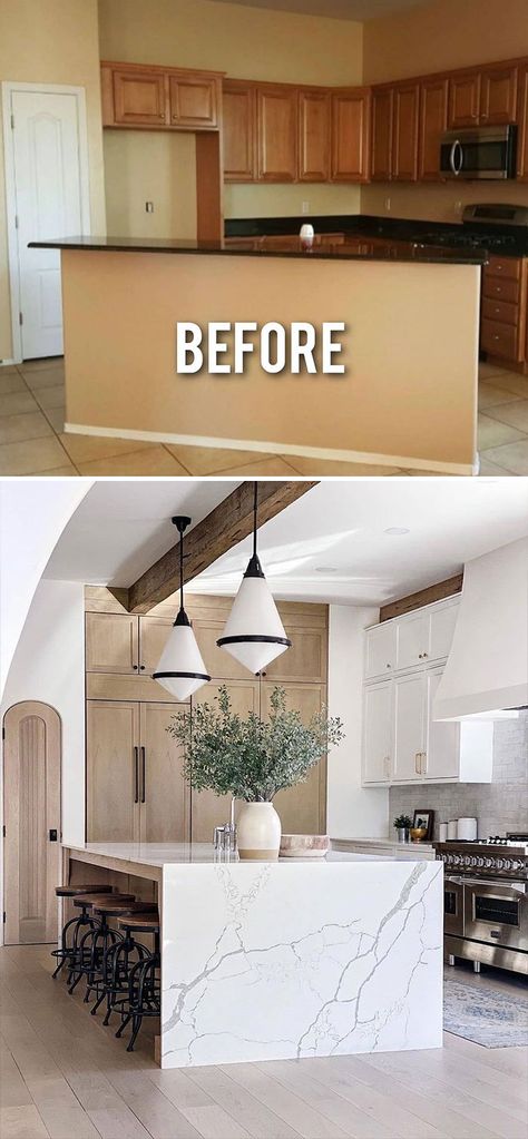 Before After Decoration, House Makeovers Interior, Kitchen Design Before And After, Home Interior Before And After, Renovating Before And After, House Remodeling Before And After, Home Makeover Before And After Interiors, Remodeling Before And After, Remodel House Before And After