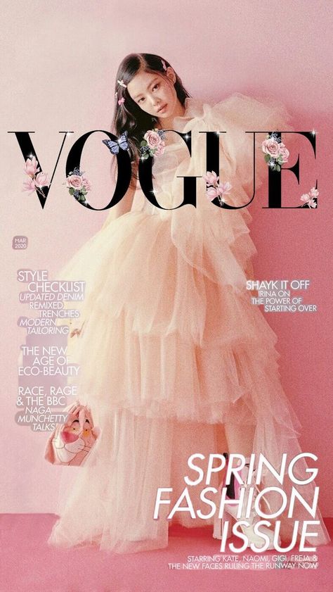 Jennie Chanel Campaign, Jennie Magazine Cover, Blackpink Vogue, Chanel Campaign, Jennie Vogue, Kitty Ideas, Vogue Photographers, Vogue Spring, Magazine Cover Ideas