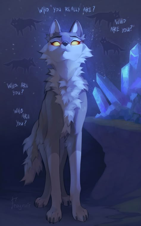 Fox Standing Drawing, Wolf Walkers Art, Wolf And Fox Wallpaper, Wolf Walking Drawing, Wolf Walkers Oc, Blue Wolf Aesthetic, Wolf Poses Reference, Wolf Types, Animagus Ideas