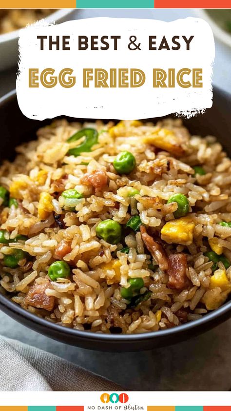 Looking for a quick and tasty meal? This Egg Fried Rice is the perfect solution! Ready in just 20 minutes, it’s loaded with flavor and easy to customize with your favorite veggies or proteins. Whether you’re making it as a main dish or a side, this recipe is sure to become a staple in your kitchen. Pin this recipe now and make your next meal deliciously simple! Click through for the full recipe! Quick Egg Fried Rice, Egg Fry Rice Recipe, Meals With Fried Rice, Fried Rice Easy Recipe, Fry Rice Recipe Simple, Fried Rice And Egg, Steamed Rice Recipe Meals, Easy Pork Fried Rice With Egg, Egg Fried Rice Recipes