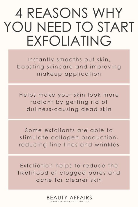 Why Exfoliate Skin, Benefits Of Exfoliating Skin, Exfoliation Tips, Skin Theory, Face Exfoliating, Naturally Glowing Skin, Skin Quotes, Skincare Steps, Clear Skin Routine