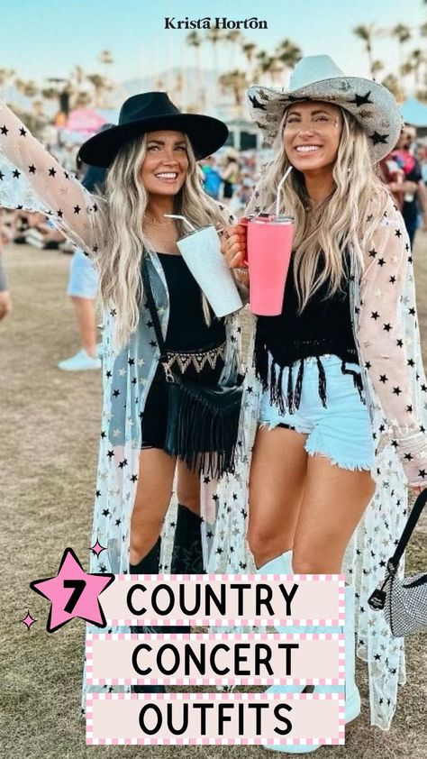 Looking for cute country concert outfit inspiration and Stagecoach outfit ideas? Check out my 7 favorite country concert outfits like these country glam outfits!! Save this post for your next summer country festival outfit, country concert idea & Stagecoach inspo!! Summer Country Outfits Plus Size, Country Beach Concert Outfit, Country Outdoor Concert Outfit, Vegas Country Concert Outfit Ideas, Maren Morris Concert Outfit, Edgy Country Concert Outfit Inspiration, Mom Country Concert Outfit, Curvy Country Concert Outfit, Country Concert Outfit Summer 2024