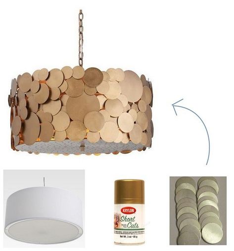 arteriors fixture diy Diy Lampe, Diy Light Fixtures, Gold Spray Paint, Diy Chandelier, Diy Headboard, Diy Lamp Shade, Décor Diy, Diy Lamp, Diy Lighting