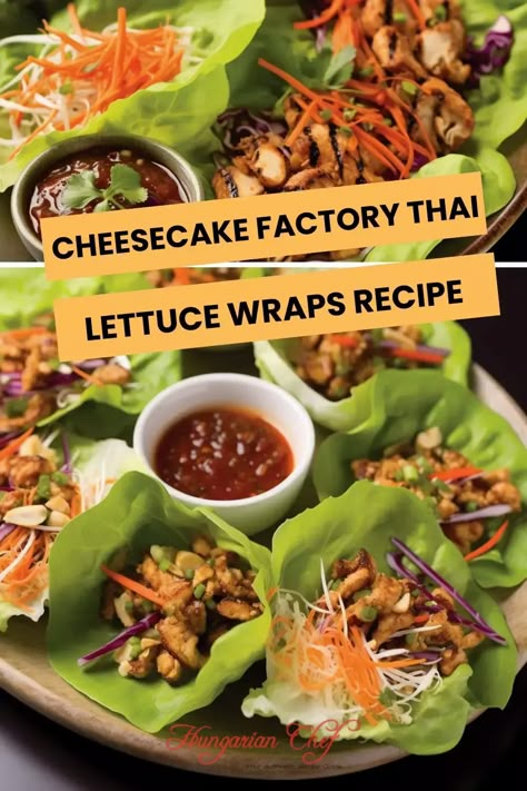 Cheesecake Factory Thai Lettuce Wraps Recipe – Hungarian Chef Cheesecake Lettuce Wraps Recipe, Cheesecake Factory Lettuce Wraps, Lettuce Wraps Recipe, Cheesecake Factory Lettuce Wraps Recipe, Copycat Cheesecake Factory Lettuce Wraps, Cheesecake Factory Chicken Lettuce Wraps, Cheesecake Factory Copycat Recipes Thai Lettuce Wraps, Thai Chicken Lettuce Wraps Cheesecake Factory Dipping Sauces, Lettuce Wrap