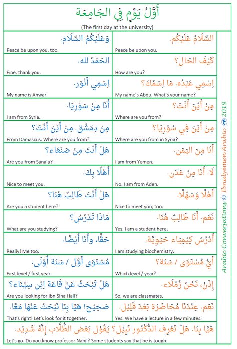 Basic Arabic Greetings Arabic Conversation For Beginners, Islamic Bio, Korean Conversation, Arabic Conversation, Learning Arabic For Beginners, Arabic Vocabulary, Arabic Verbs, Modern Standard Arabic, Arabic Learning