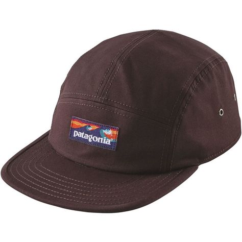 Patagonia - Board Short Label Tradesmith 5-Panel Cap - Wander Brown Panel Hat Outfit, 5 Panel Hat Outfit, Outdoor Hats Men, Five Panel Hat, Topi Snapback, Five Panel Cap, Best Caps, 5 Panel Hat, Outdoor Cap