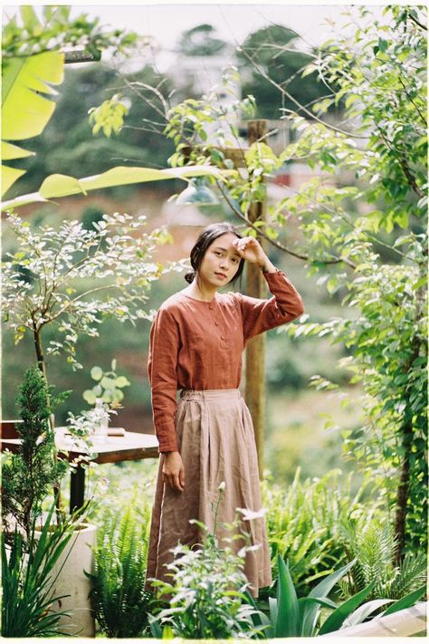 Simple Linen Dress, Blouse With Long Sleeves, Sailor Collar, Pants Fit, Blouse Price, Collar Neck, Aline Dress, Women Blouse, Vintage Linen