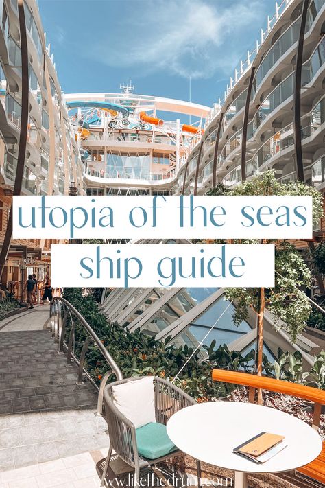 Royal Caribbean's New Ship: Utopia of the Seas [Details + Review] - LIKE THE DRUM Utopia Of The Seas Royal Caribbean, Utopia Of The Seas, Royal Caribbean Cruise Tips, Royal Caribbean Cruise, Set Sail, Cruise Outfits, Cruise Tips, Caribbean Cruise, Royal Caribbean