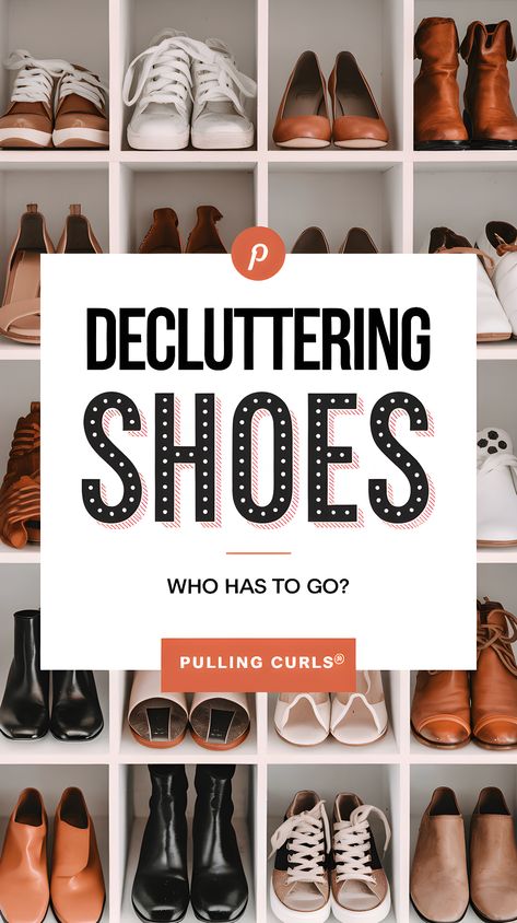 Decluttering shoes can feel like an overwhelming task when there are just too many pairs cluttering up your space. Learn how to create functional shoe storage that works for your family and keeps things organized. Save this pin for later to declutter my closet and finally find the old shoes you don't need anymore! How To Organize Shoes In A Small Space, Shoe Organization In Closet, Bookshelf Shoe Storage, Decluttering Shoes, Shoe Organization Small Space, Declutter Your Closet, Shoe Organization, Shoe Repair Shop, Closet Shoe Storage