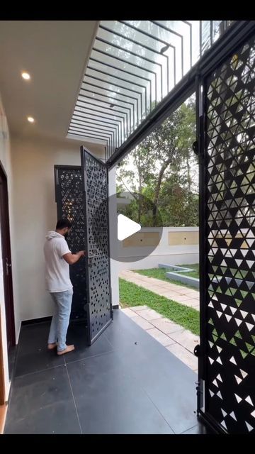 Slide Gate Design, Sliding Folding Gate, Delhi Quotes, Folding Gate Design, Sliding Gate Design, Folding Sliding Doors, Folding Gate, Grill Gate, Sliding Folding Doors