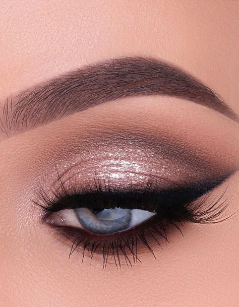 Bridal Makeup For Blue Eyes, Wedding Makeup For Blue Eyes, Bronze Makeup Look, Fall Wedding Makeup, Evening Eye Makeup, Pretty Eye Makeup, Wedding Eye Makeup, Prom Eye Makeup, Bronze Makeup