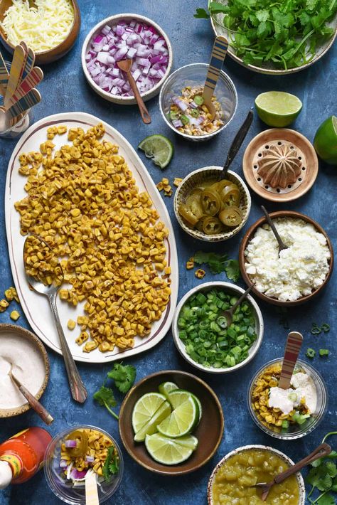 Elote Bar, Corn Bar, Mexican Street Corn Elote, Corn Elote, Street Corn Salad, Mexican Street Corn Salad, Mexican Street Corn, Street Corn, Mexican Street