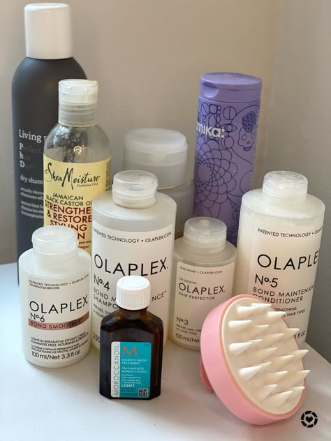 Hair products for healthy hair Haircare Aesthetic, Pretty Skin Care, Hair Essentials, Pretty Skin, Hair Care Products, Body Skin Care Routine, Shea Moisture Products, Hair Routines, Beauty Skin Care Routine