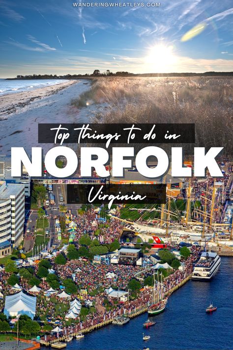 15 Best Things to Do in Norfolk Virginia | things to do in Virginia | USA travel | Virginia travel | Norfolk travel tips | activities in Norfolk | attractions in Norfolk | places in Norfolk | what to do in Norfolk | places in Virginia | sights in Norfolk | landmarks in Norfolk | street art in Norfolk | trails in Norfolk | tours in Norfolk | where to eat in Norfolk | things to do outdoors in Norfolk | attractions in Virginia | activities in Virginia | Norfolk travel tips | #Norfolk #Virginia Washington Dc Trip Planning, Things To Do In Virginia, Norfolk Beach, West Virginia Travel, Ocean Views Beach, Chesapeake Virginia, Virginia Vacation, East Coast Travel, Virginia Travel