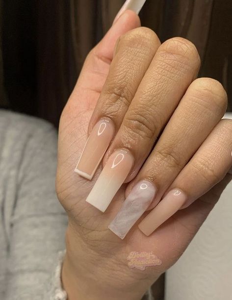 Pin by p1soa2c on .nailz | Acrylic nails coffin pink, Long acrylic nails, Long acrylic nails coffin Acyrilics Nails Square, Nude Tapered Square Nails, Baddie Acrylic Nails Short, Nails Acrylic Square, Nails Medium Length, Drip Nails, Nagel Tips, White Acrylic Nails, Short Square Acrylic Nails