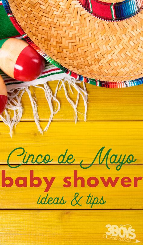 Check out these Unique and Fun Cinco de Mayo Baby Shower Ideas! Here you'll find food ideas, decorations and plenty of fun baby shower games as well! #cincodemayobabyshower #babyshoweridea #3boysandadog Cinco De Mayo Baby Shower Ideas, Margarita Punch, Kids Holidays, Fiesta Cake, Homemade Mexican, Mexican Candy, Fun Baby Shower Games, Taco Bar, Fiesta Baby Shower