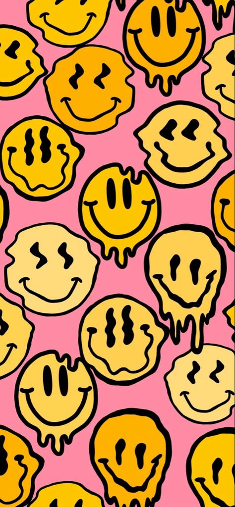 Cute Backgrounds Aesthetic, Aesthetic Smiley Face, Backgrounds Aesthetic, Vintage Poster Design, Trippy Wallpaper, Iphone Wallpaper Pattern, Pop Art Wallpaper, Iphone Wallpaper Photos, Hippie Wallpaper