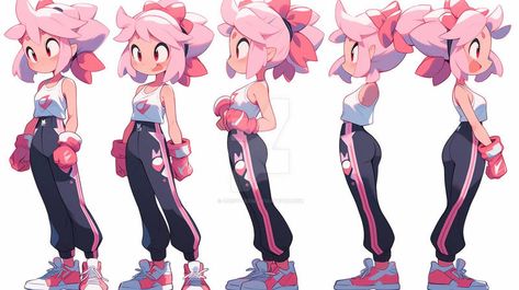 Short Character Reference, 360 Character Reference, Anime Turnaround, Character Sheet Turnaround, Cartoon Character Sheet, Turnaround Sheet, Character Turnaround Reference, Turnaround Character, 2d Character Model Sheet