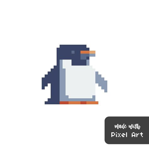 Penguin Pi Art, Penguin Love, Cool Pixel Art, Pix Art, Pixel Art Design, Nordic Christmas, Article Design, Alpha Patterns, Christmas Cross Stitch