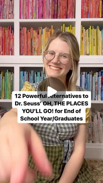 83K views · 3.9K likes | The Kid Lit Mama on Instagram: "PICTURE BOOK GIFTS FOR END OF SCHOOL YEAR/GRADUATION ❤️📚  ‼️Comment LINK and I’ll DM you a link with a book list ‼️  Dr. Seuss’ Oh, The Places You’ll Go! is a traditionally gifted picture book this time of year. If you’re looking for something a little different that still maintains this title’s same joy and optimism about the future, look no further. These recent releases are just that!  Parents of young kiddos (especially kindergarteners): choose one of these picture books and have your child’s teacher(s) sign it at the end of each school year. When they graduate high school, gift them the book, filled with notes from all their teachers! 🧑‍🎓   Another option: Skip the teacher signatures and gift one of these to your graduate ins Graduation Book Signing Ideas, End Of Year Book For Teachers To Sign, Kindergarten Graduation Gifts, Kindergarten Graduation Pictures, Signing Ideas, Kindergarten Graduation Gift, Graduate High School, Graduation Book, Kid Books