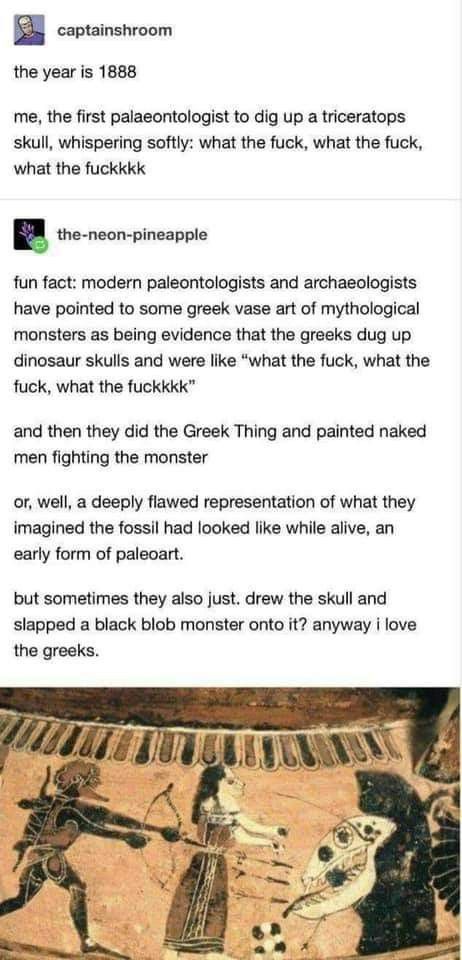 History Tumblr, Mythological Monsters, Greek Mythology Humor, History Nerd, History Humor, Blast From The Past, Interesting History, Greek Myths, Historical Facts