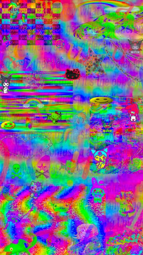 Breakcore Background, Hyperpop Background, Eyestrain Art Wallpaper, Hyperpop Wallpaper, Eyestrain Art, Scene Wallpaper, Scene Core, Glitch Wallpaper, Emo Wallpaper