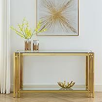 Long Side Table, Luxury Console Table, Luxury Console, Gold Console Table, Gold Sofa, Elegant Console Table, Narrow Console Table, Glass Console Table, Modern Console Tables