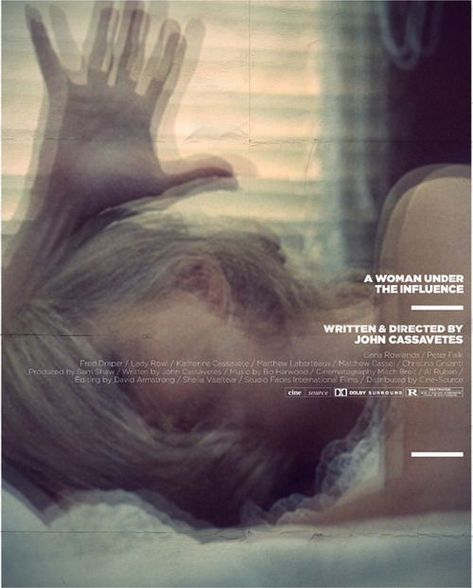 A Woman Under the Influence (1974) A Woman Under The Influence, John Cassavetes, Gena Rowlands, The Criterion Collection, Film Posters Art, Best Movie Posters, I Love Cinema, Movie Posters Design, Cinema Posters