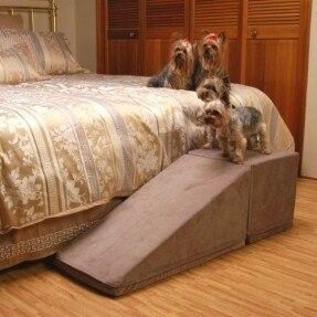 Dog Steps For Bed, Dog Ramp For Bed, Spoiled Pets, Pet Ramp, Dog Stairs, Dog Ramp, Dog Steps, Dog Lady, Dog Rooms