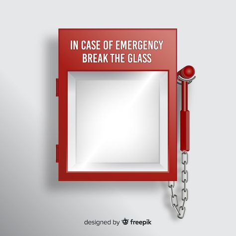 Free vector empty emergency box concept | Free Vector #Freepik #freevector #emergency-box #emergency #emergency-call #glass-box Education Poster Design, Empty Canvas, Phone Wallpaper Quotes, Coffee Photos, Emergency Call, Glass Boxes, Red Walls, Emergency Kit, In Case Of Emergency