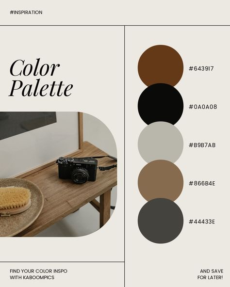 Wood And Black Color Palette, Modern Rustic Colour Palette, Furniture Colour Palette, Brown Black Cream Color Palette, Black Wood Color Palette, Dark Gray Color Palette Living Room, Scandi Color Palette, Graphic Color Palette, Brown Black Color Palette