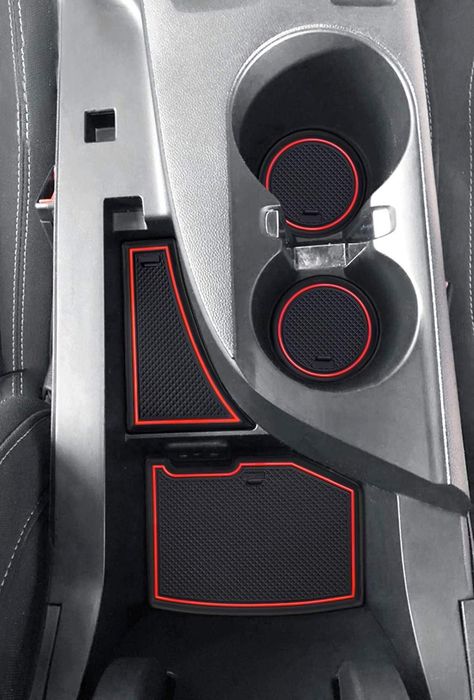 PRICES MAY VARY. 【CHECK FIRST】：These custom Camaro car interior liners and cup holder mats fit all Chevy Camaro models Coupe or Convertible including trim levels: 1LS, 1LT, 2LT, 1SS, 2SS, 1LE, and ZL1 from the following years: 2016 2017 2018 2019 2020 and 2021 2022 【FULL PROTECTION】:This Camaro accessories provids a non-slip 3D surface to set the item on and keep them from rattling. Like miniature rubber "floor mats" , Custom fit liners will cover all the pockets of your car interior including（e Camaro Accessories, Custom Camaro, Camaro Models, Camaro Car, Camaro 2016, Rubber Floor Mats, Girly Accessories, Ford Escape, Chevy Camaro