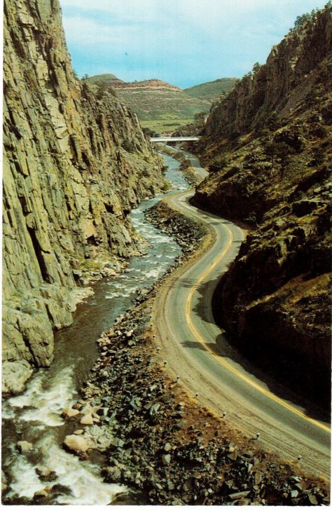 https://flic.kr/p/227BG8x | Postcrossing US-5099603 | Postcard with a view of Big Thompson Canon on Highway U.S. 34 to Estes Park and Rock Mountain National Park in Colorado. Sent to a Postcrosser in Congo. Road Highway, Genealogy Scrapbooking, Ouray Colorado, Rock Mountain, Rocky Mountain National Park Colorado, Loveland Colorado, Estes Park, Rocky Mountain National, Rocky Mountain National Park