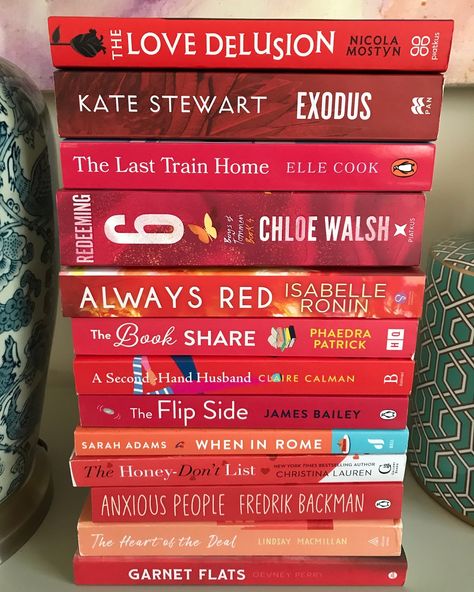 💫💛Red 📕 📕📕 Bookstack Some have been read and some are TBR. ⁉️What book(s) are you currently reading. . . . . 🏷 #bookstagram #bookstagrammer #bookreader #bookreview #booktrend #bookasthetics #bookstack #bookstacks #romancereader #romancebookreaders #explorepage #romancereadersofinstagram #contemporarybooks #newtobookstagram #newtobookstagramming #newtobooksta #redbooks #tbrpile #tbrlist #tbrstack #spicybooks #spicybookstagram #smalltownromance #smalltownromancelovers #fantasybooks #roman... Tbr Pile, Contemporary Books, Small Town Romance, Currently Reading, Romance Readers, Red Books, What Book, Stack Of Books, Book Reader