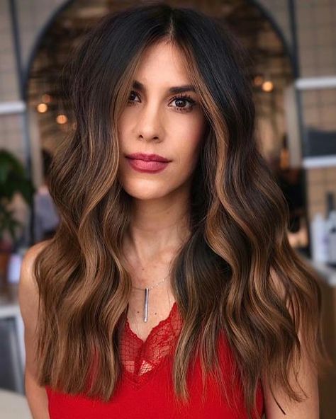 Dark Brown Hair Hairstyles, Hair For 2023, Brown Hair Hairstyles, Caramel Highlights On Brown Hair, Hairstyles With Highlights, Rich Hair Color, Highlights On Brown Hair, Caramel Brown Hair, Highlights For Dark Brown Hair