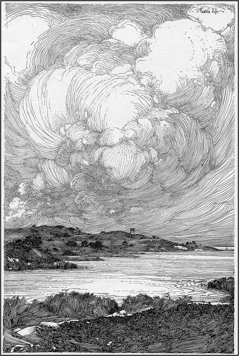 Franklin Booth, Charcoal Drawings, Landscape Designs, Arte Sketchbook, Ink Drawings, Landscape Drawings, Wood Engraving, Ink Illustrations, Chiaroscuro